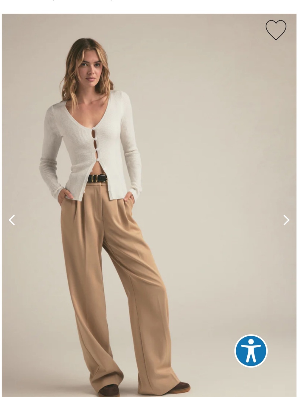 Favorite Daughter Favorite Pant - Beige Size 10 NWT